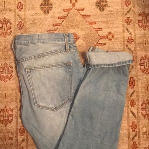 GAP 1969 lightly distressed boyfriend jeans